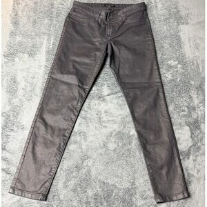 Banana Republic Legging Fit Coated Gray Jeans Size 29/8